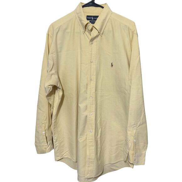 Ralph Lauren Men's Casual Button Down Shirt - Light Yellow - Picture 1 of 6